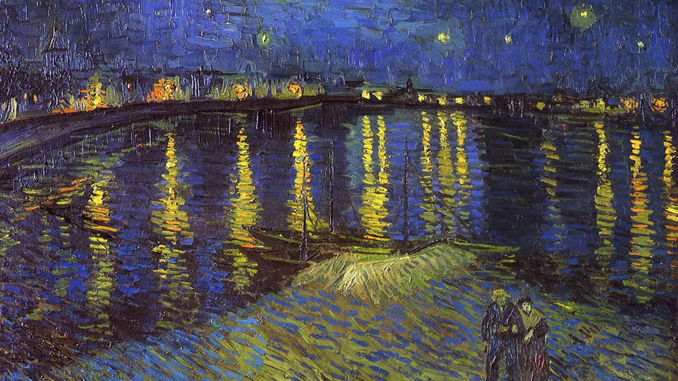 Vincent Van Gogh painting wallpaper (1) #20 - 1366x768