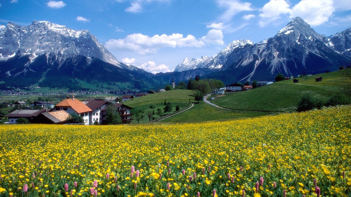 World scenery of the French wallpaper #4 - 1366x768