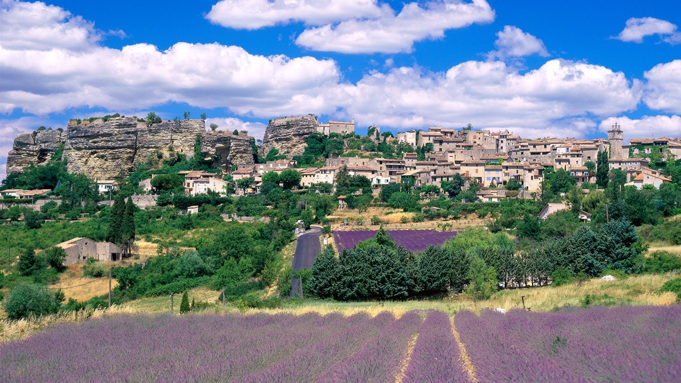 World Landschaft des Französisch Tapete #17 - 1366x768