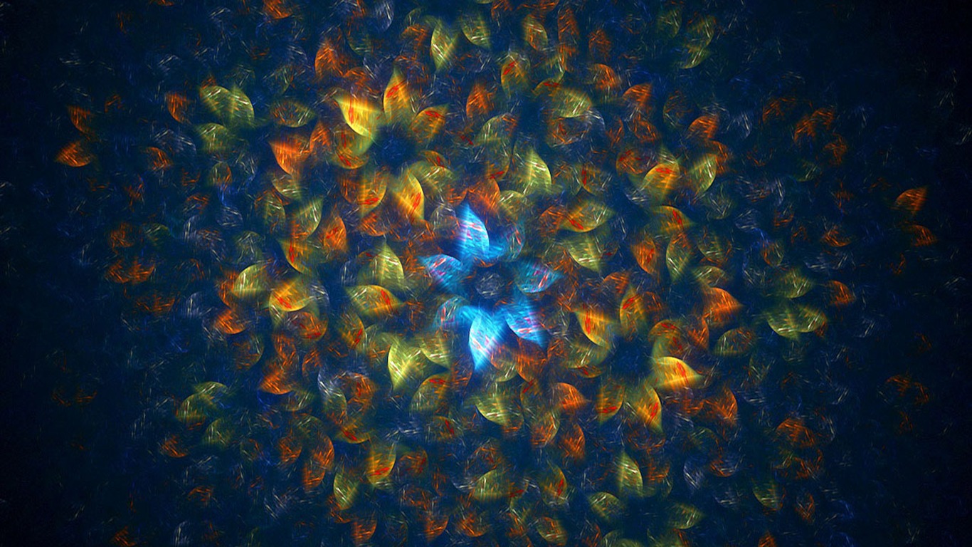 Dream květinovým vzorem tapety (2) #3 - 1366x768