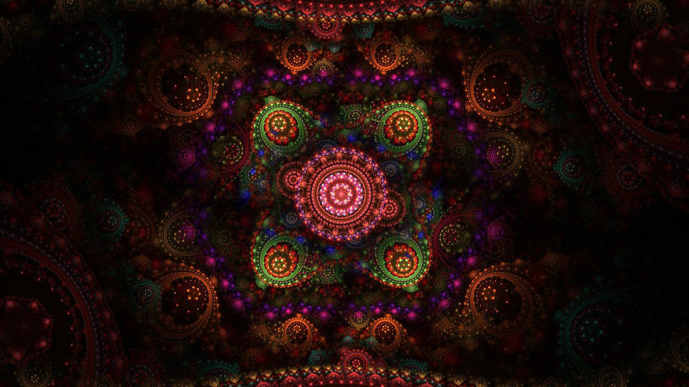 Dream flower design wallpaper (2) #5 - 1366x768