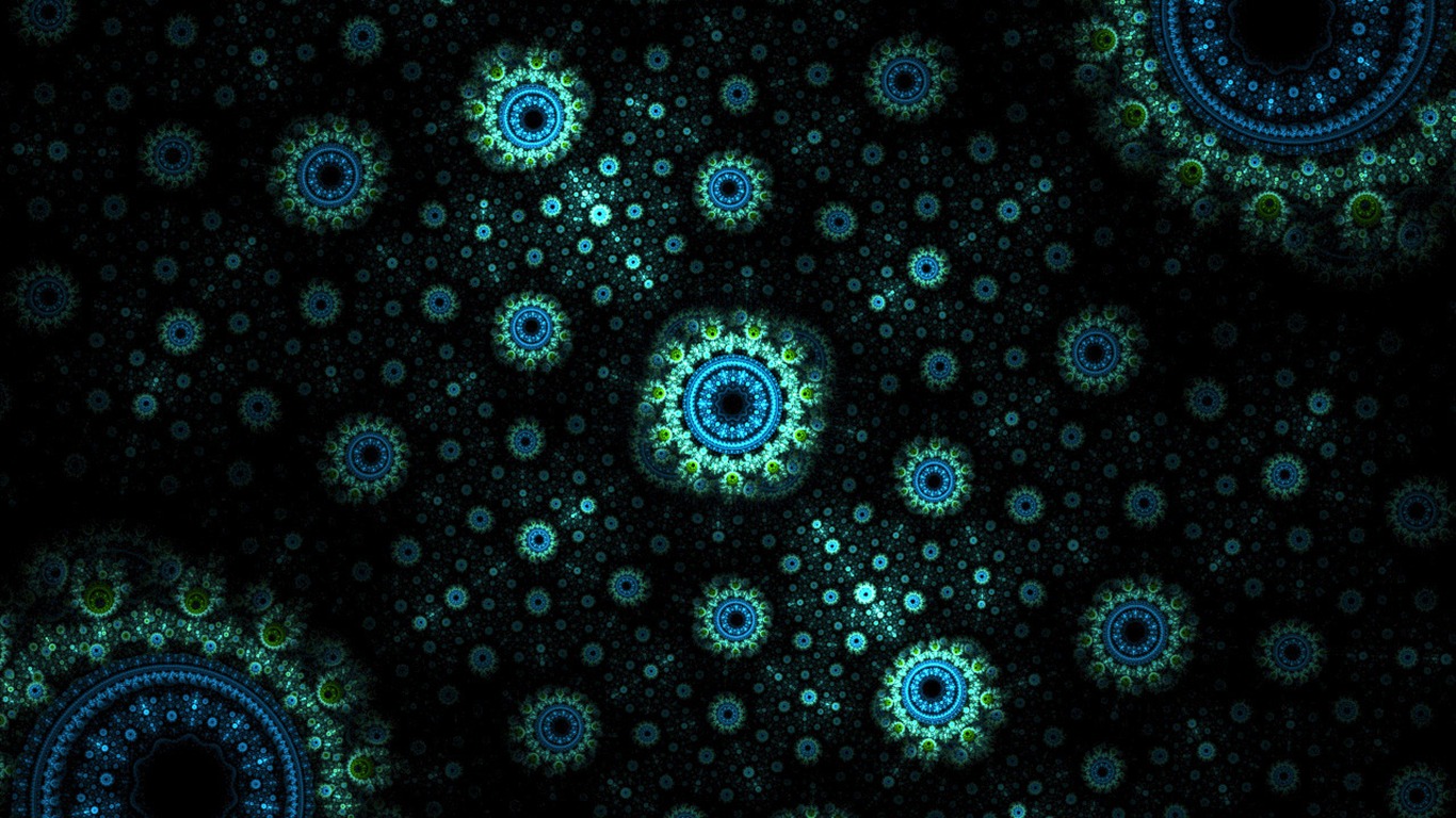夢幻花朵設計壁紙(二) #8 - 1366x768