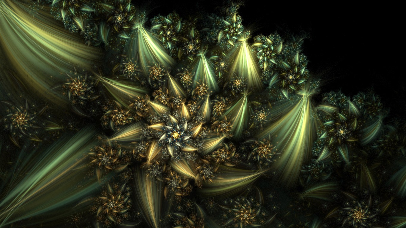 Dream květinovým vzorem tapety (2) #10 - 1366x768