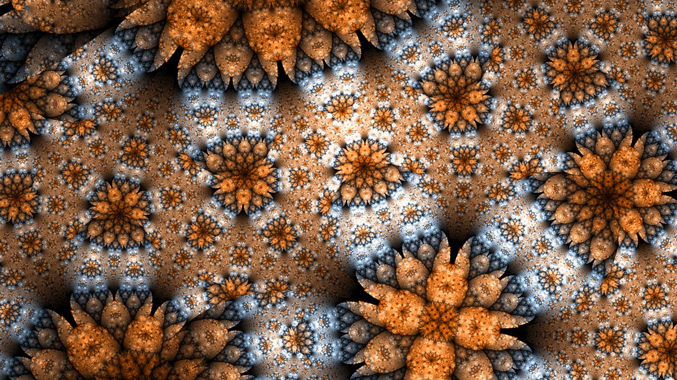 Dream flower design wallpaper (2) #13 - 1366x768