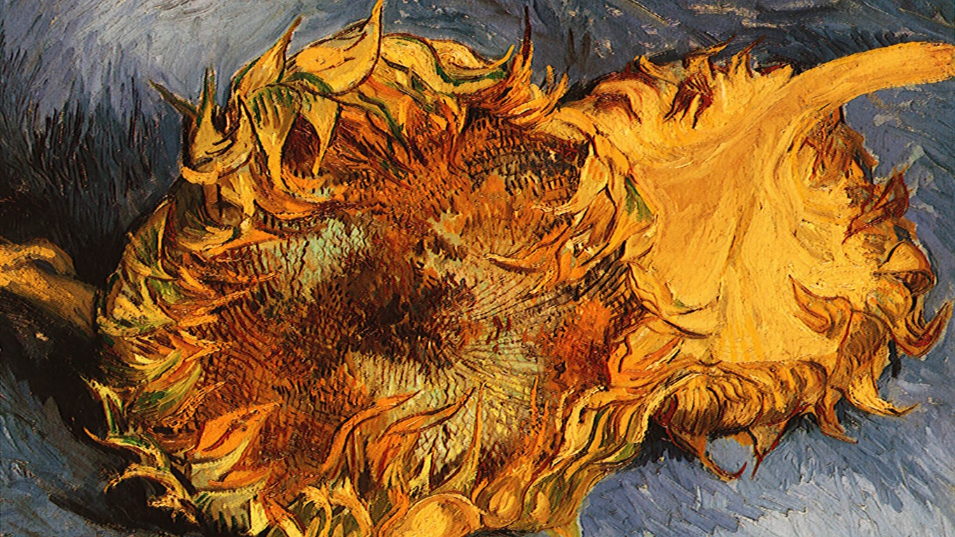 Vincent Van Gogh malování tapetu (2) #2 - 1366x768