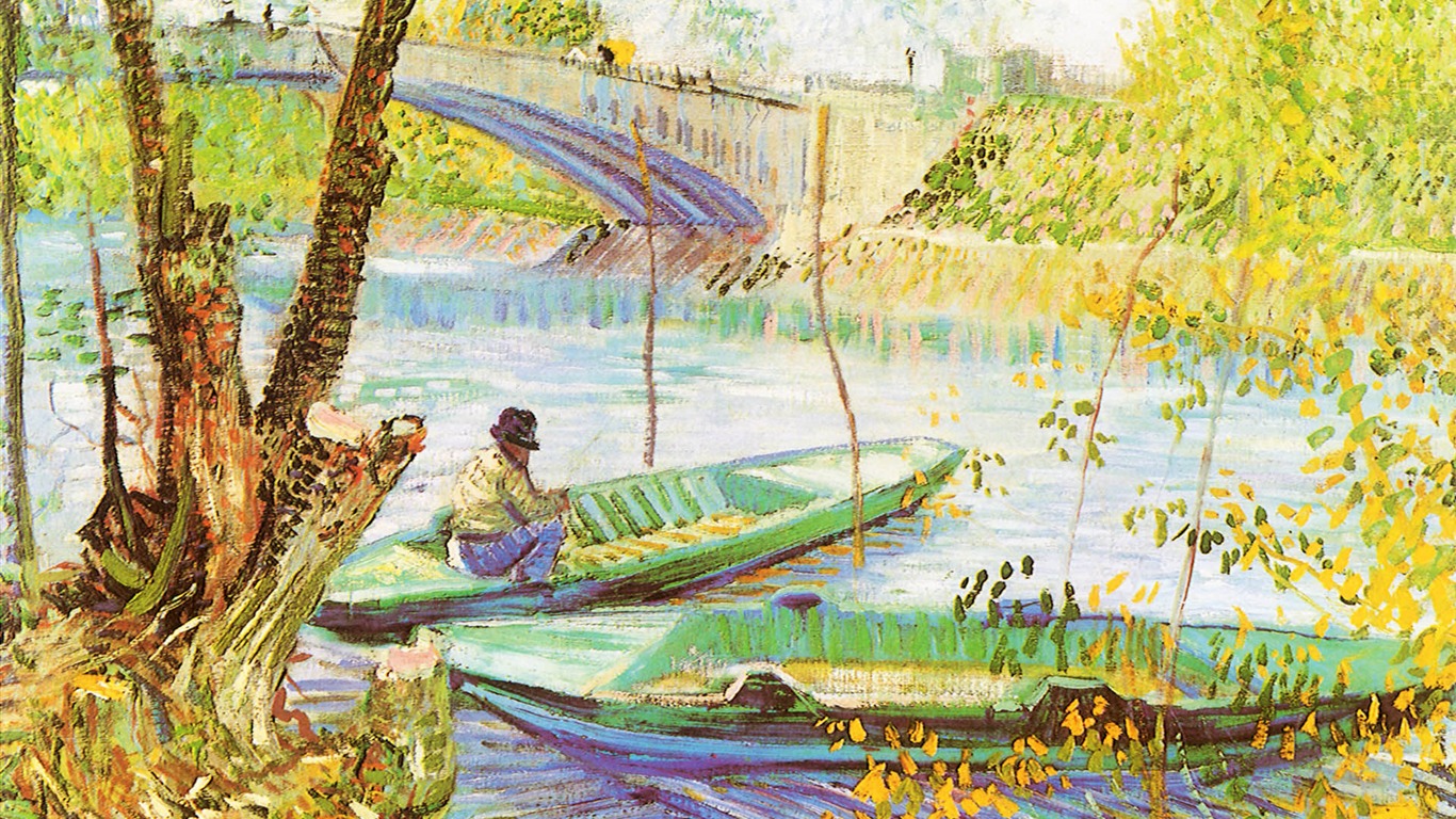 梵高繪畫作品 壁紙(二) #3 - 1366x768