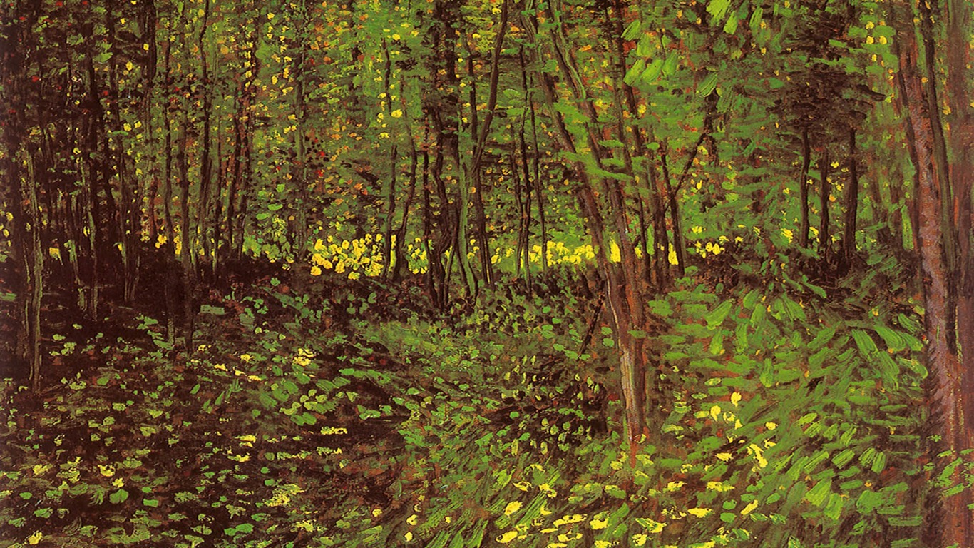 Vincent Van Gogh malování tapetu (2) #4 - 1366x768