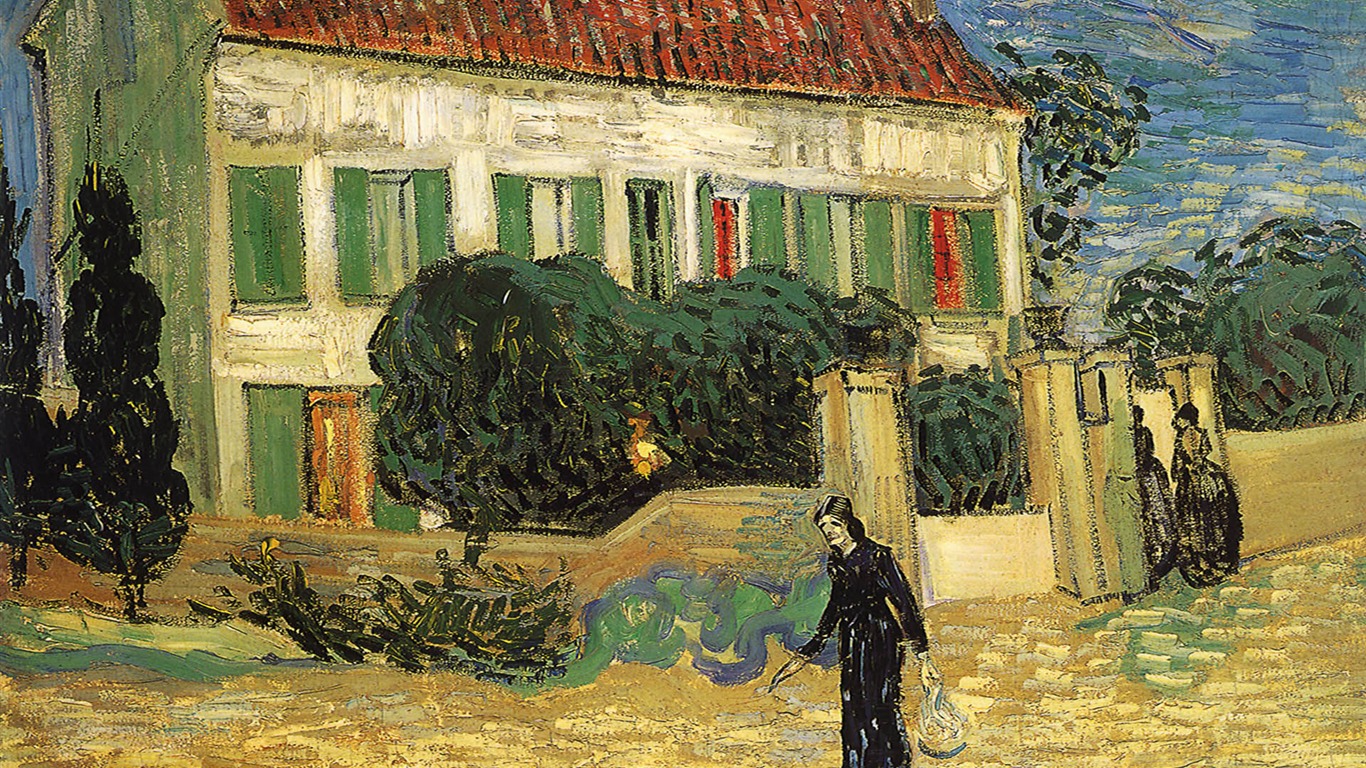 Vincent Van Gogh malování tapetu (2) #7 - 1366x768