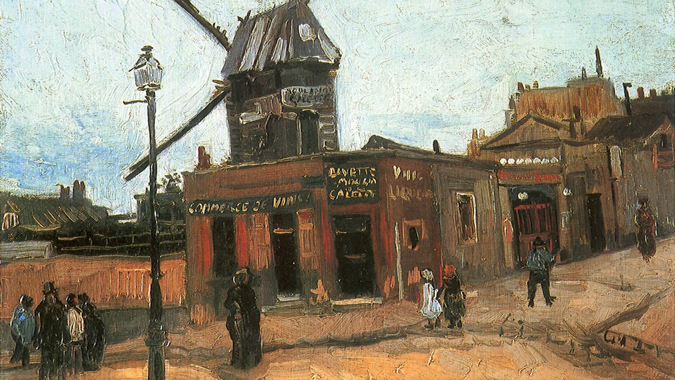 Vincent Van Gogh malování tapetu (2) #8 - 1366x768