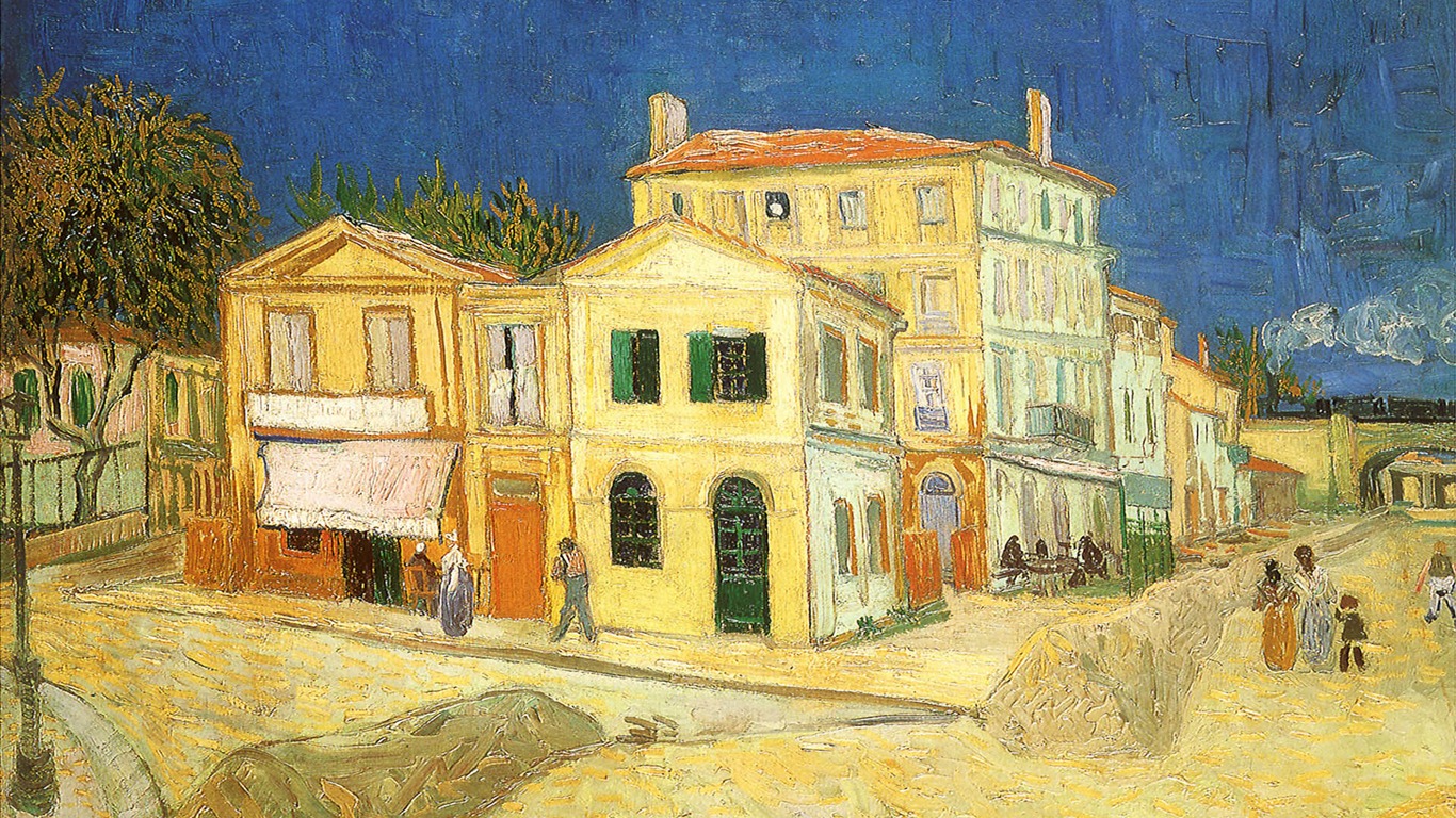 Vincent Van Gogh malování tapetu (2) #14 - 1366x768