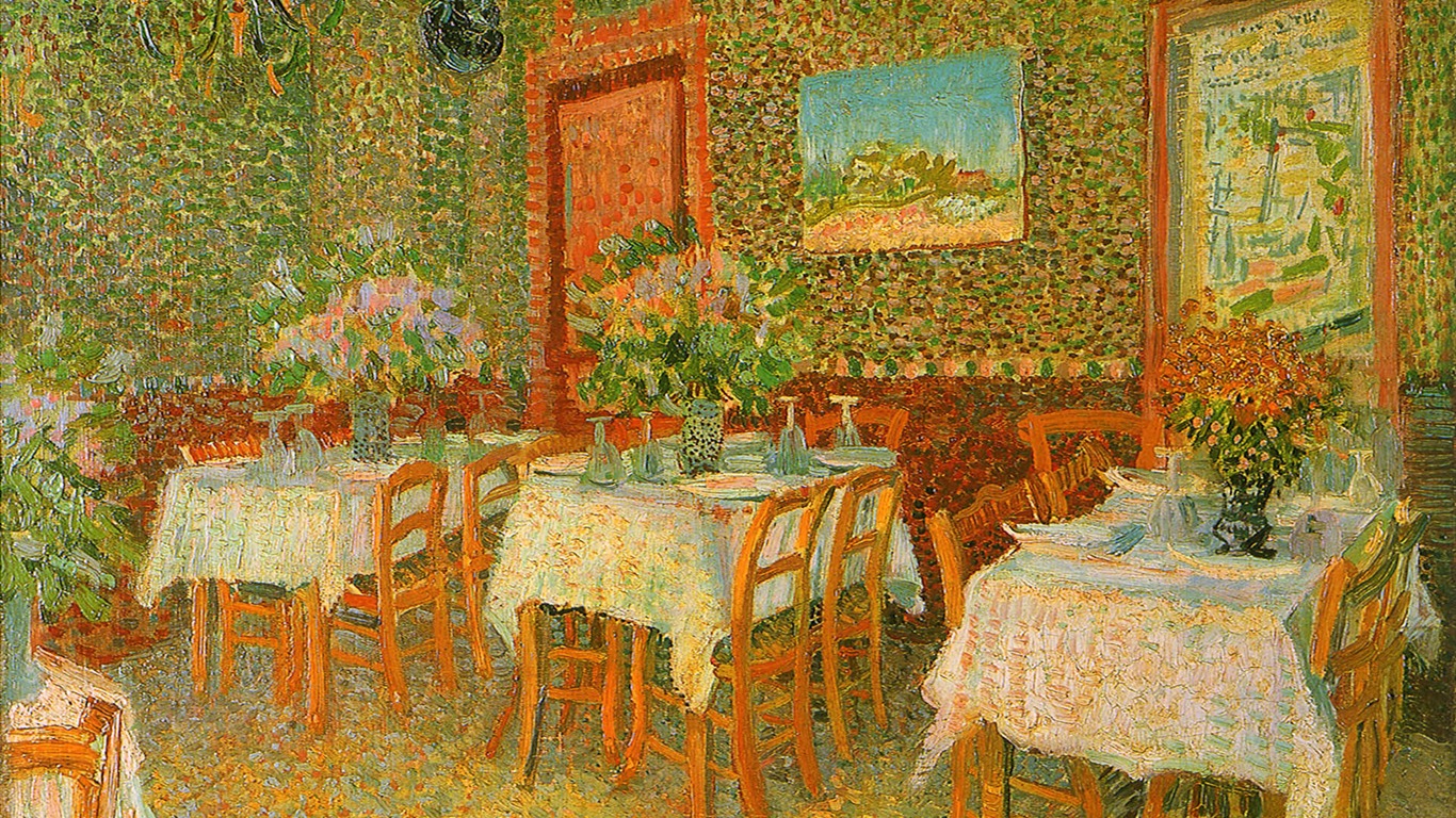Vincent Van Gogh malování tapetu (2) #19 - 1366x768
