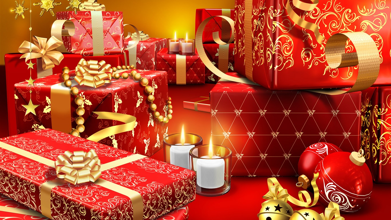 1920 Christmas Theme HD Wallpapers (4) #1 - 1366x768