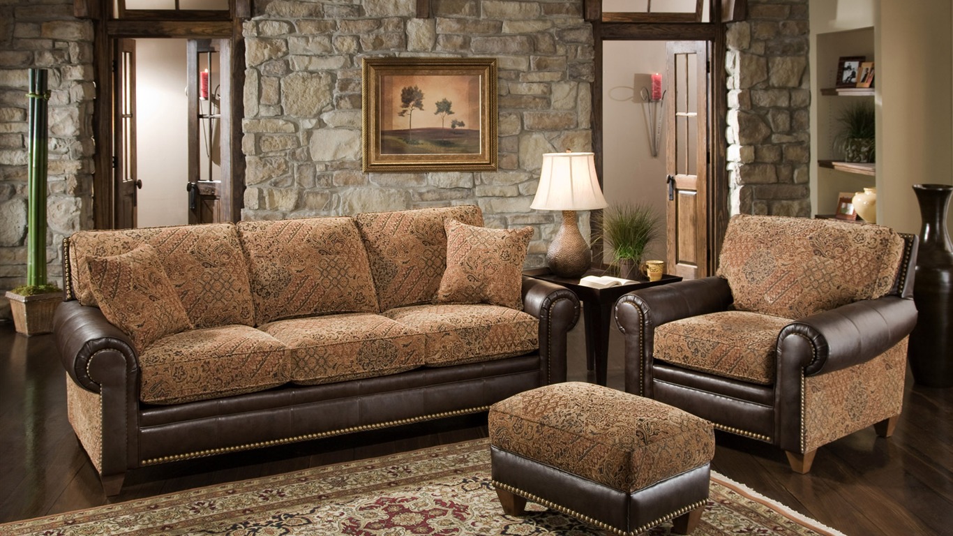 Living Room Photo Wallpaper (1) #4 - 1366x768