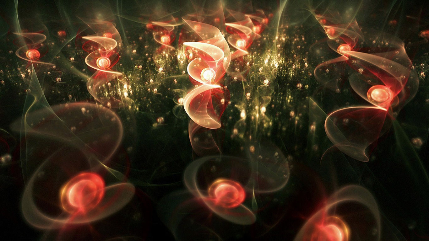 Dream flower design wallpaper (3) #7 - 1366x768