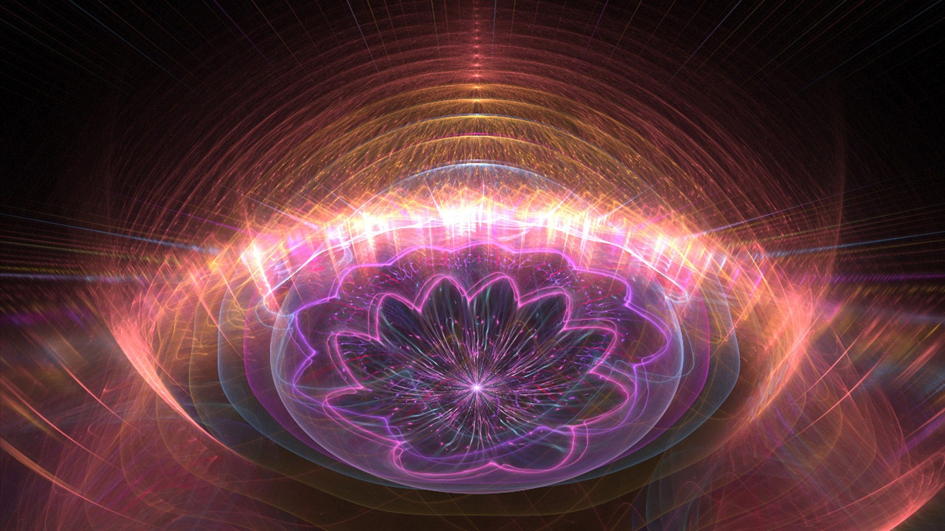 梦幻花朵设计壁纸(三)15 - 1366x768