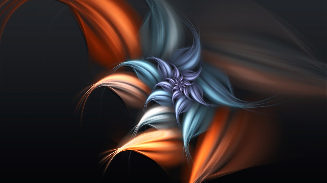 Sueño de papel tapiz de flores de diseño (3) #19 - 1366x768