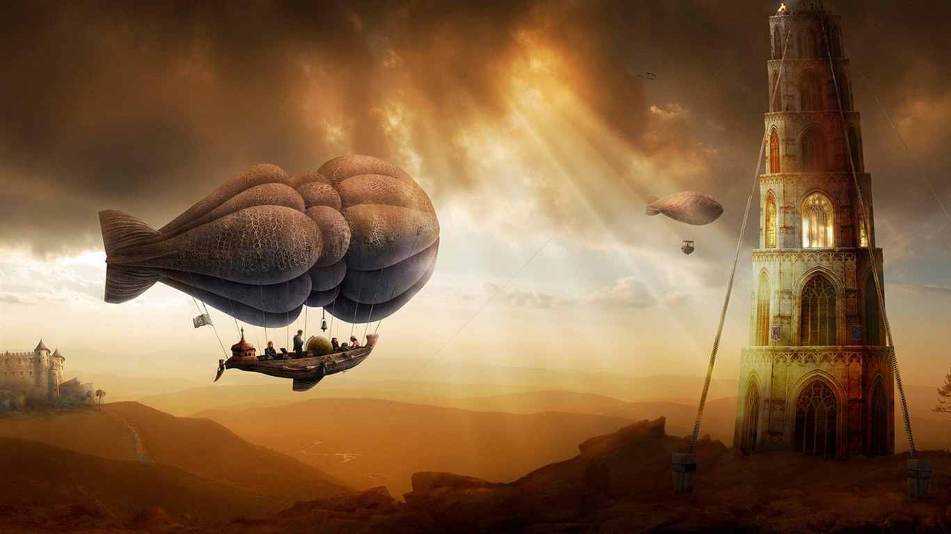 幻想設計壁紙 #19 - 1366x768
