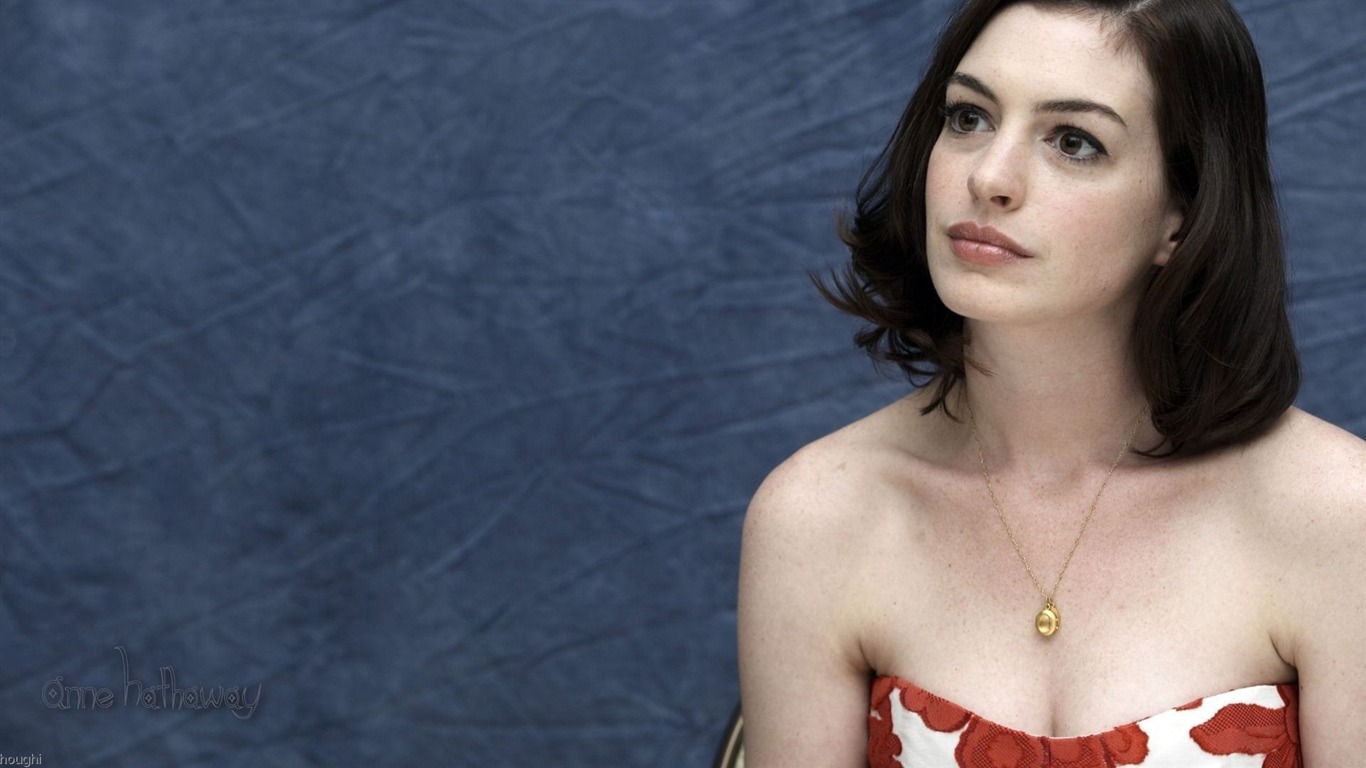 Anne Hathaway 安妮·海瑟薇美女壁紙 #4 - 1366x768