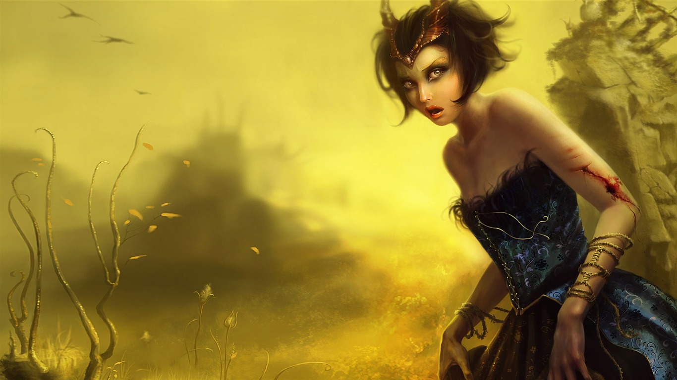 1080 Widescreen CG wallpapers (1) #8 - 1366x768
