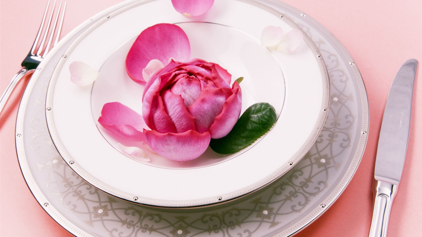 婚禮鮮花 壁紙(三) #3 - 1366x768