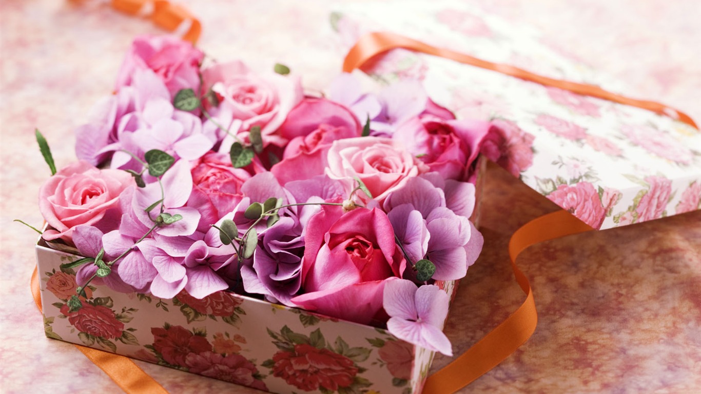 婚禮鮮花 壁紙(三) #13 - 1366x768