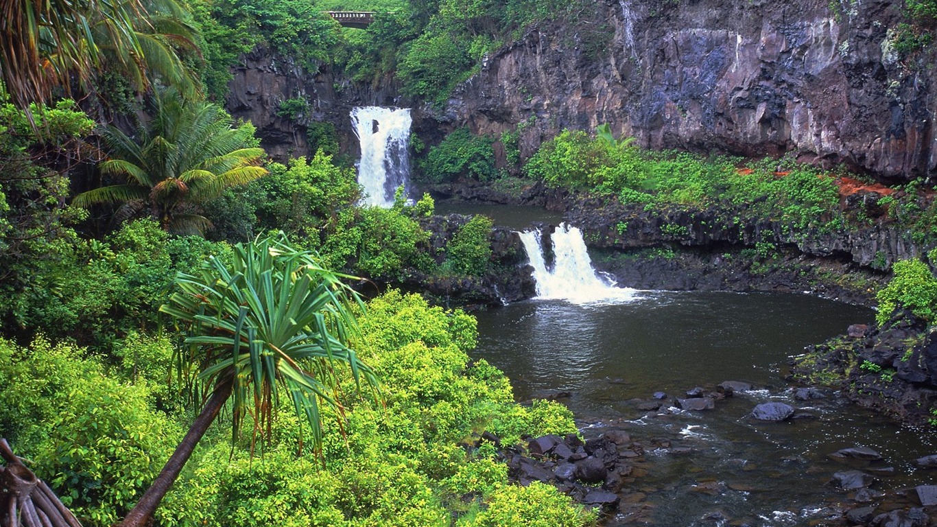 바탕 화면 하와이의 아름다운 풍경 #38 - 1366x768