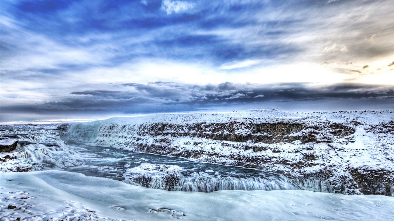 Icelandic scenery HD Wallpaper (1) #17 - 1366x768