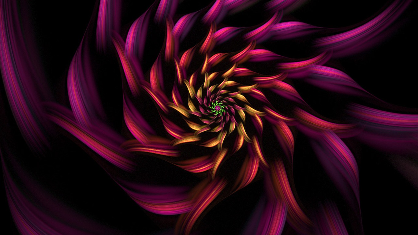 Dream flower design wallpaper (4) #2 - 1366x768