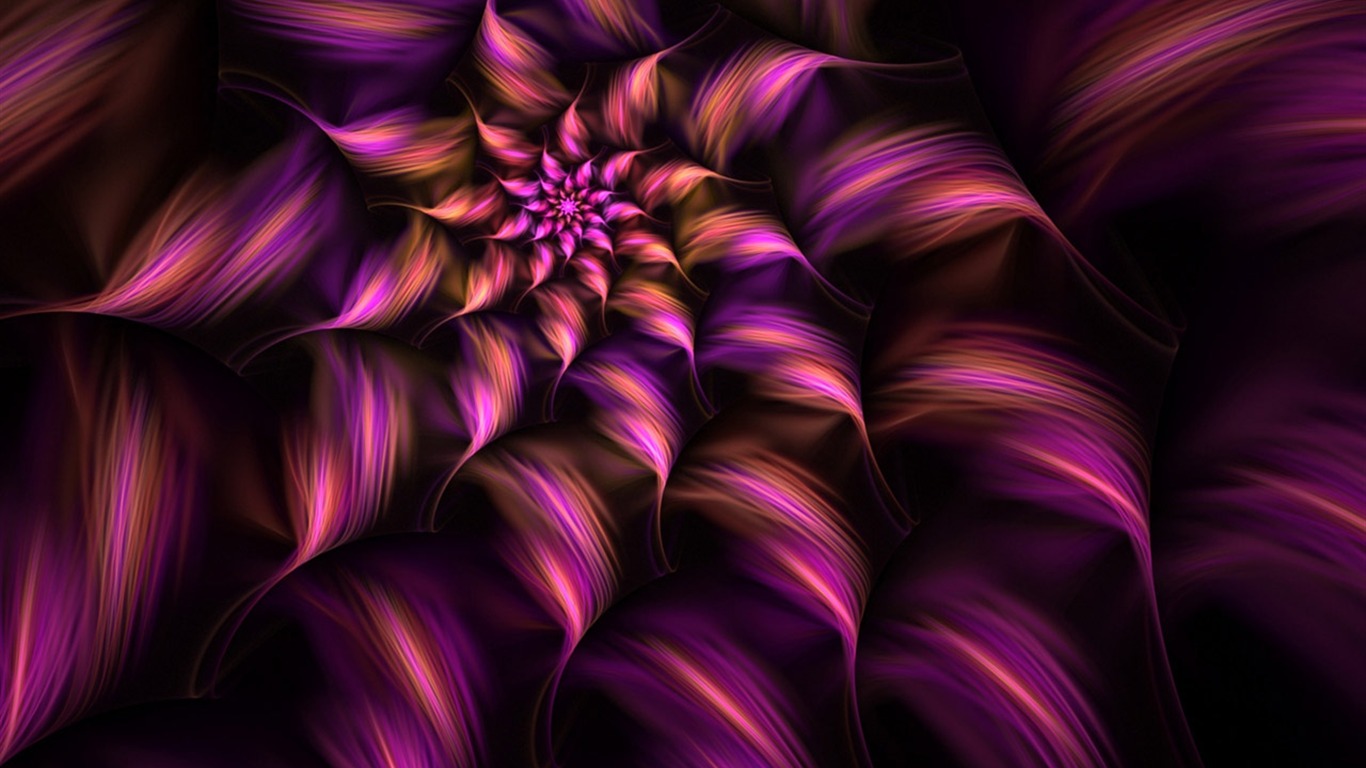 Dream flower design wallpaper (4) #18 - 1366x768