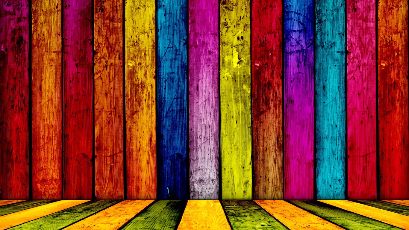 Bright colorful wallpaper (1) #1 - 1366x768