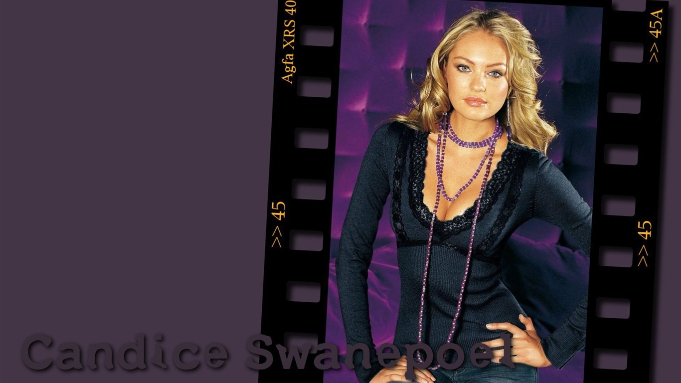 Candice Swanepoel beau fond d'écran #25 - 1366x768