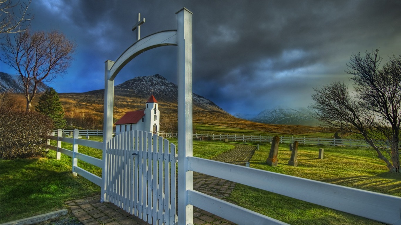 아이슬란드어 풍경의 HD 월페이퍼 (2) #3 - 1366x768
