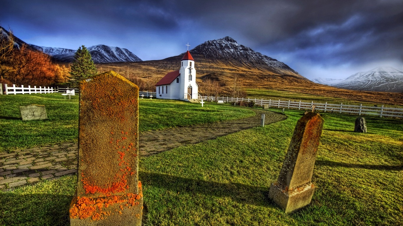 아이슬란드어 풍경의 HD 월페이퍼 (2) #13 - 1366x768