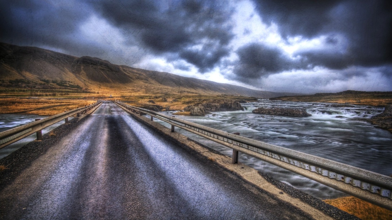 아이슬란드어 풍경의 HD 월페이퍼 (2) #15 - 1366x768