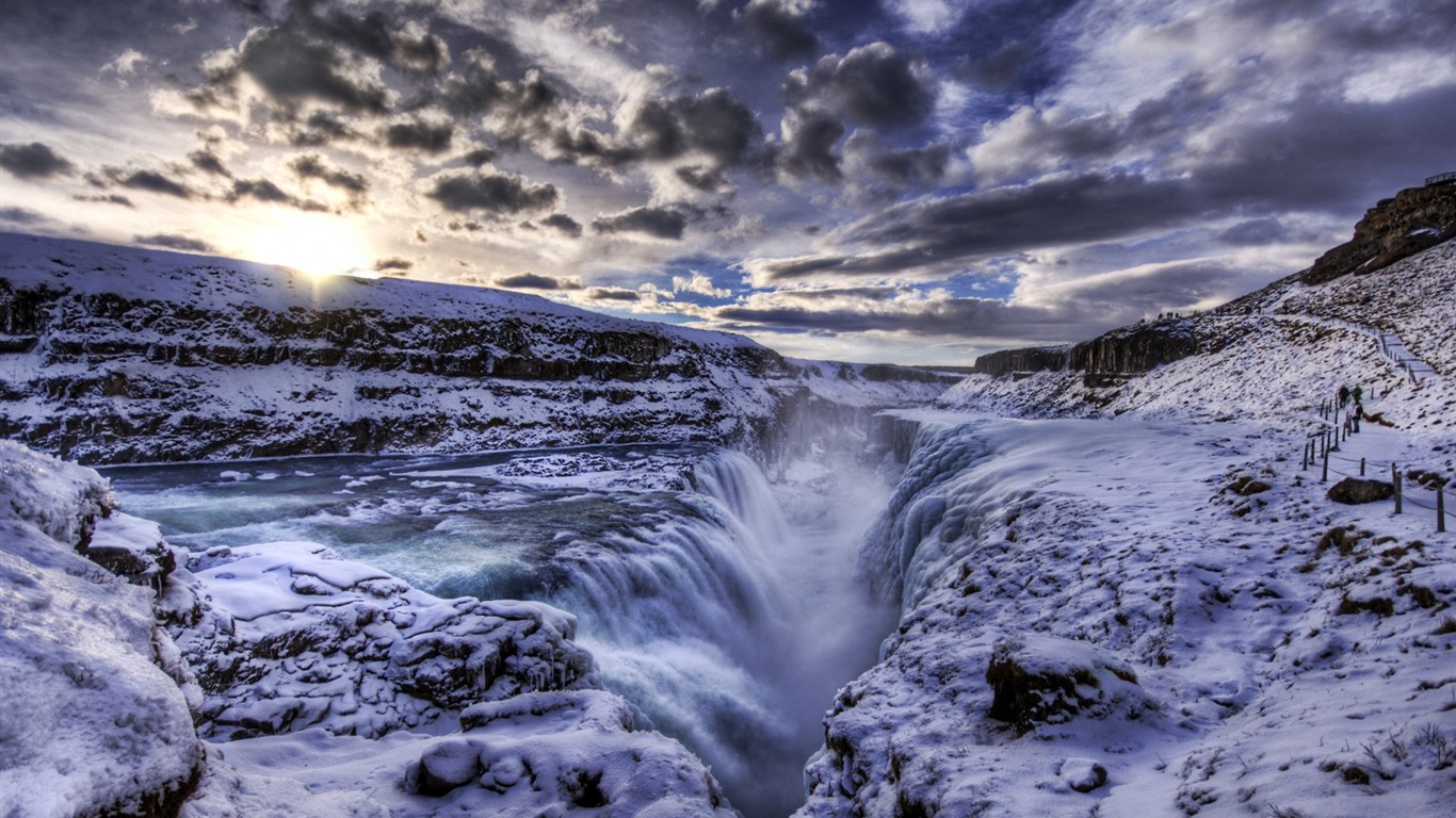 아이슬란드어 풍경의 HD 월페이퍼 (2) #19 - 1366x768