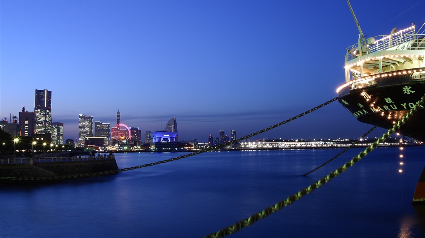 都市夜景壁紙 #7 - 1366x768