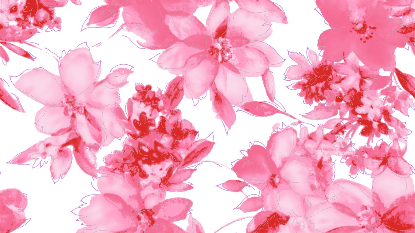 合成花卉 壁紙(一) #9 - 1366x768