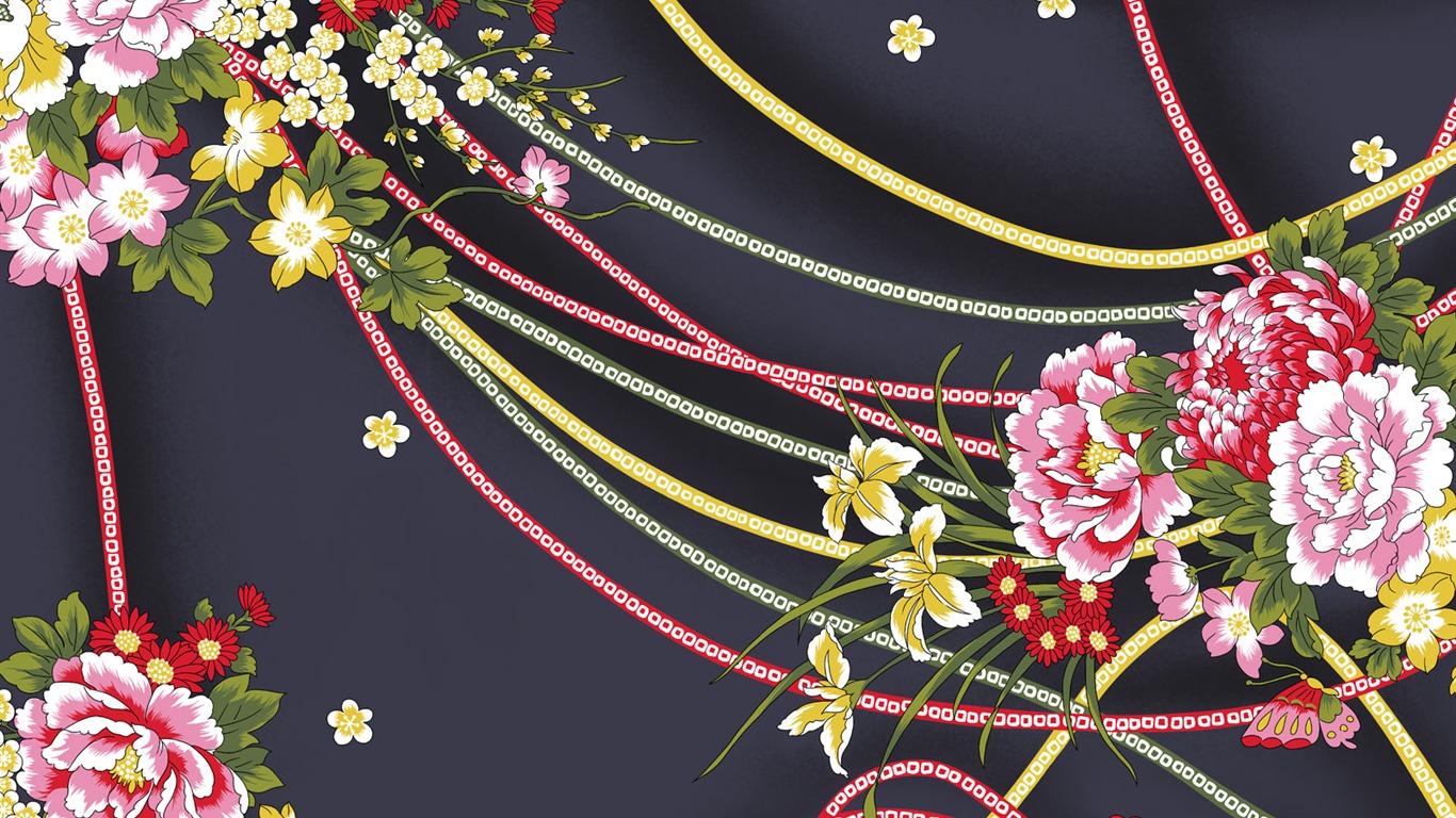 合成花卉 壁紙(一) #10 - 1366x768