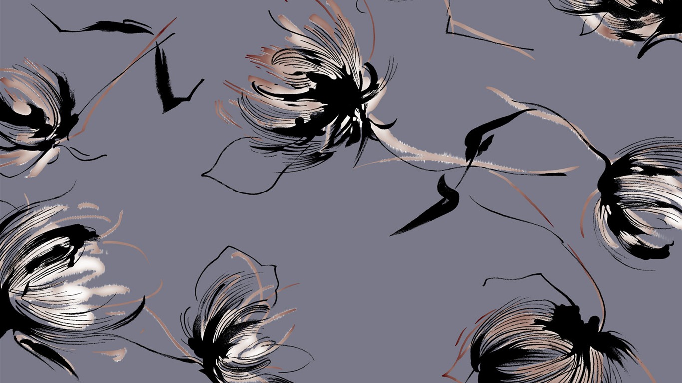 合成花卉 壁紙(一) #13 - 1366x768