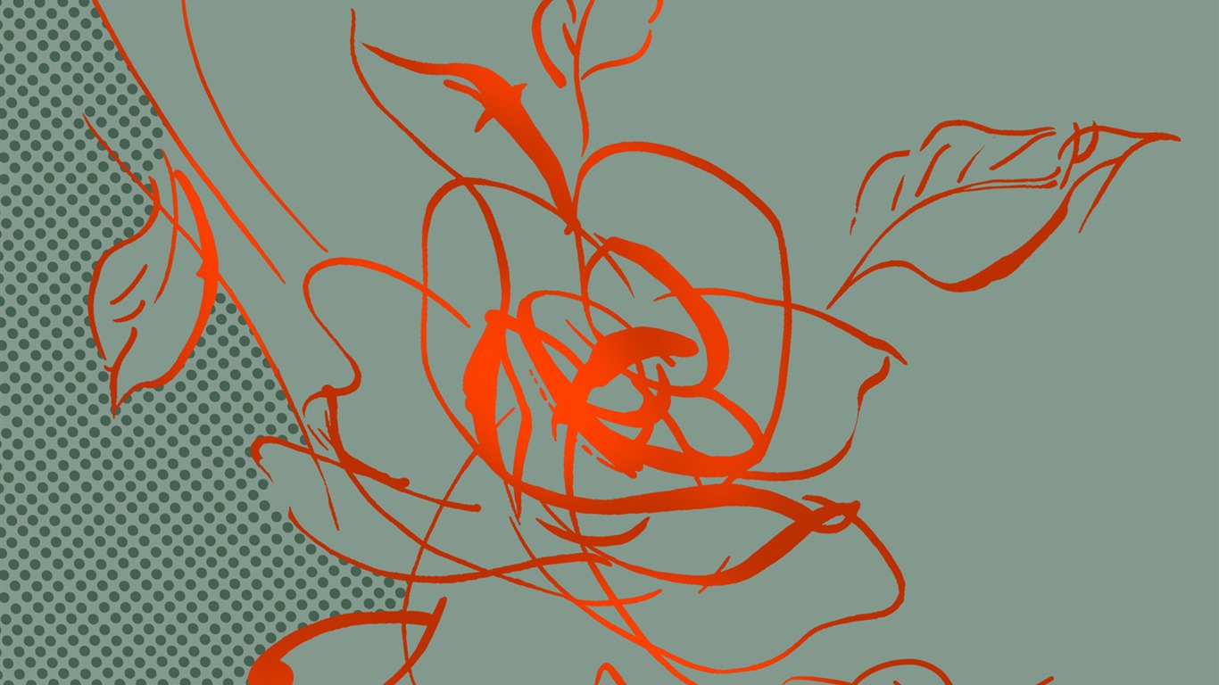 合成花卉 壁紙(一) #14 - 1366x768