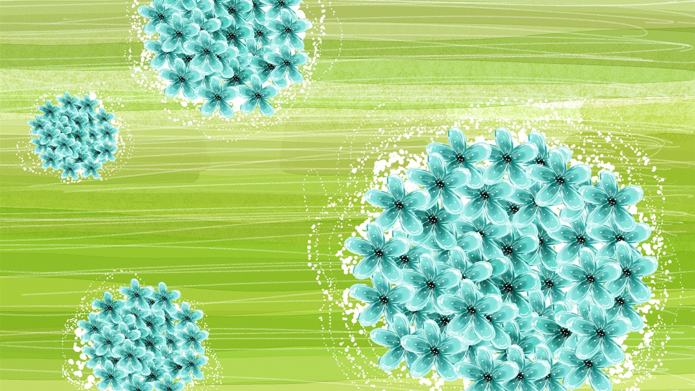 合成花卉 壁紙(一) #18 - 1366x768