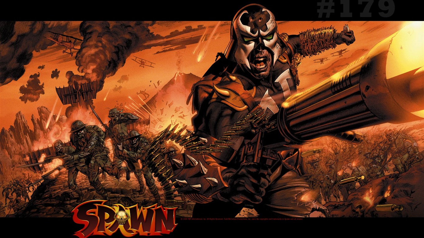 Spawn 再生侠高清壁纸5 - 1366x768