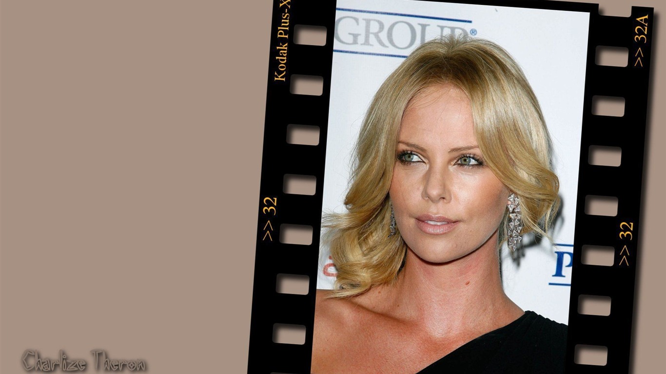Charlize Theron 查理茲·塞隆 美女壁紙 #11 - 1366x768