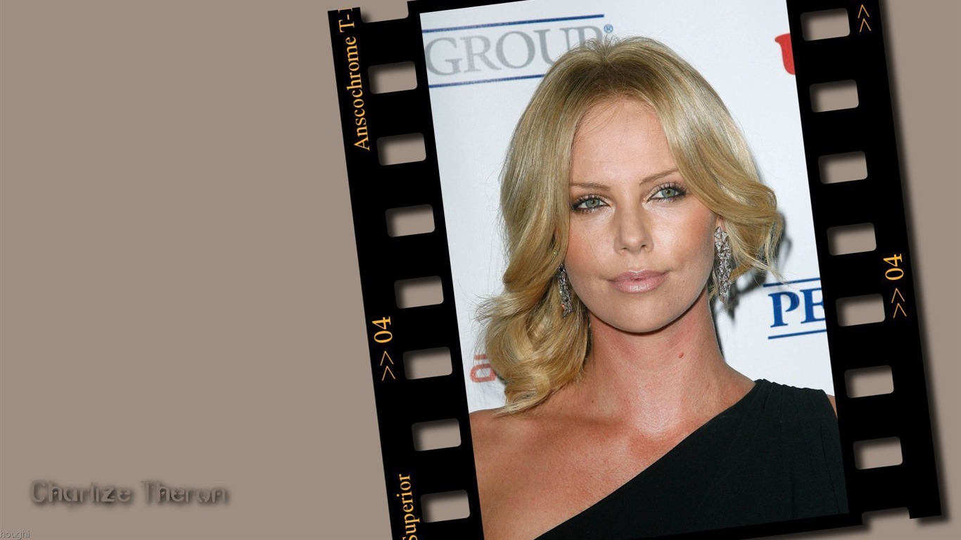 Charlize Theron beautiful wallpaper #12 - 1366x768