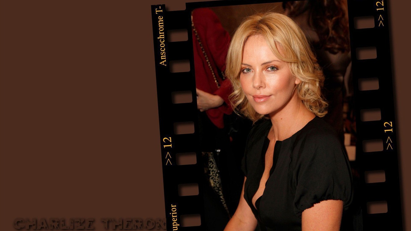 Charlize Theron krásná tapeta #15 - 1366x768
