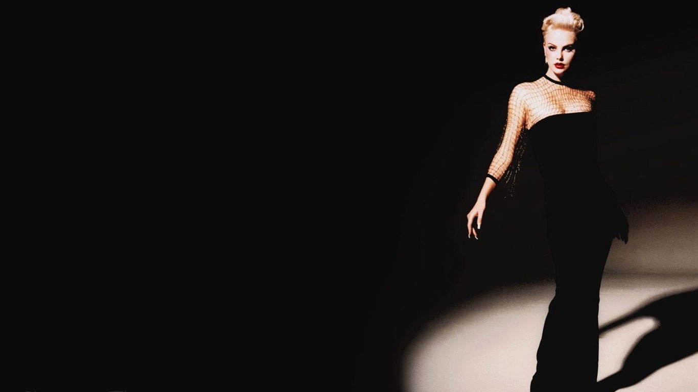 Charlize Theron krásná tapeta #23 - 1366x768