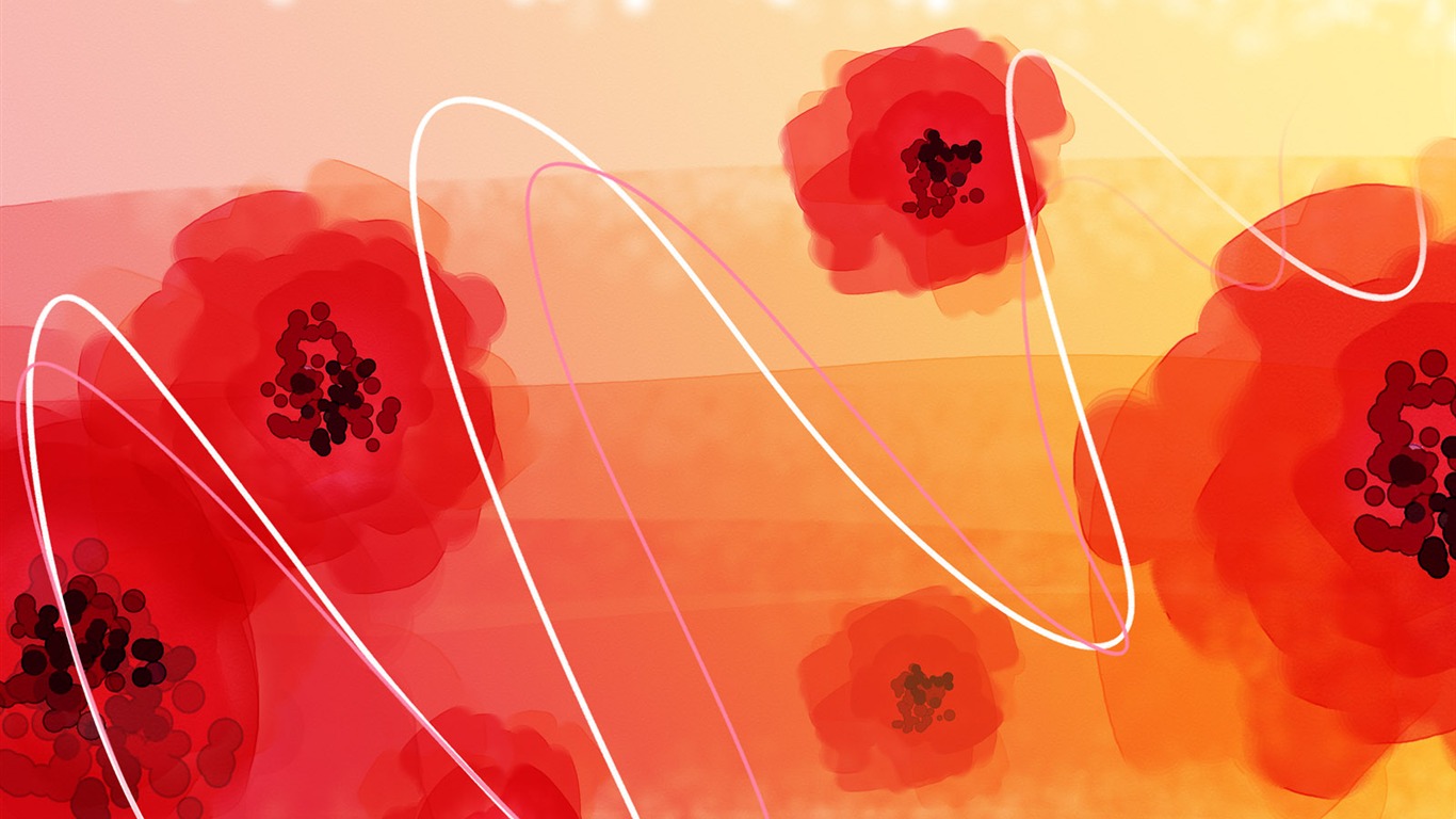 Synthetic Flower Wallpapers (2) #3 - 1366x768