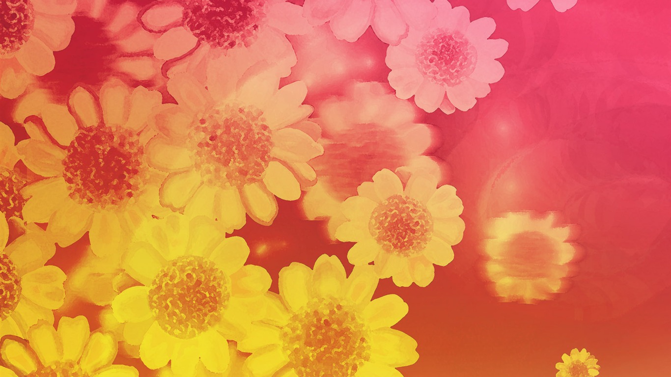 Synthetic Flower Wallpapers (2) #13 - 1366x768