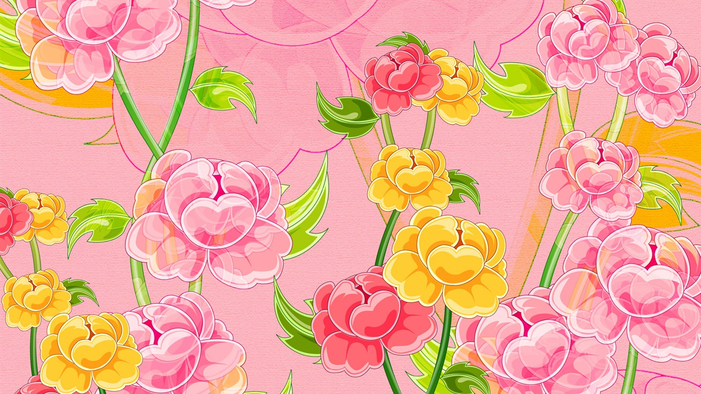 Synthetic Flower Wallpapers (2) #16 - 1366x768