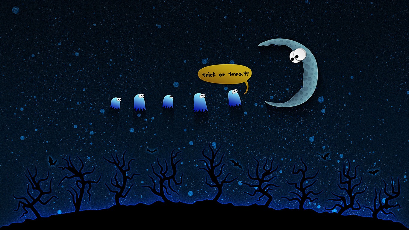 Vlads moon téma wallpaper #24 - 1366x768